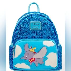 Loungefly Disney Dumbo Sparkling Blue Backpack